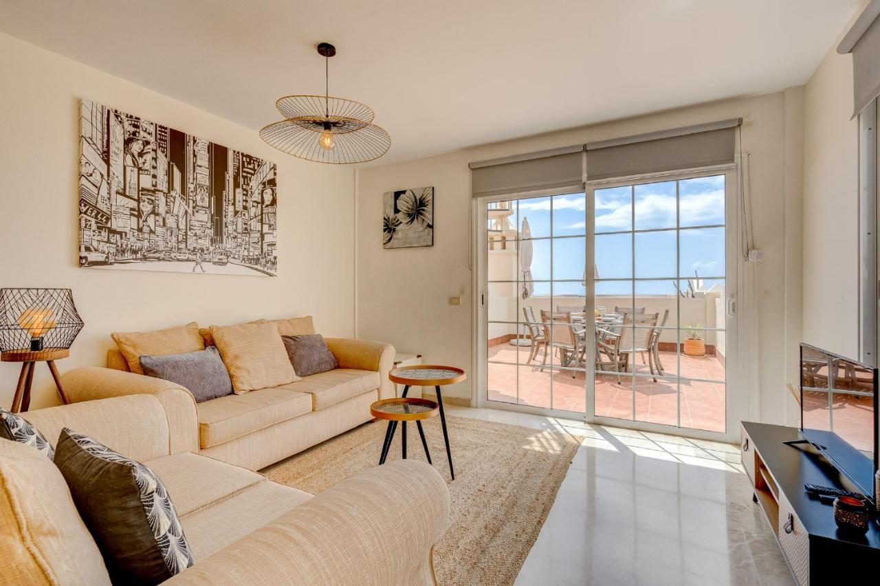 Penthouse With Great Sea View And Natural Reserve - Magnificent Swimming Pool - Calm And Bright بالم مار المظهر الخارجي الصورة